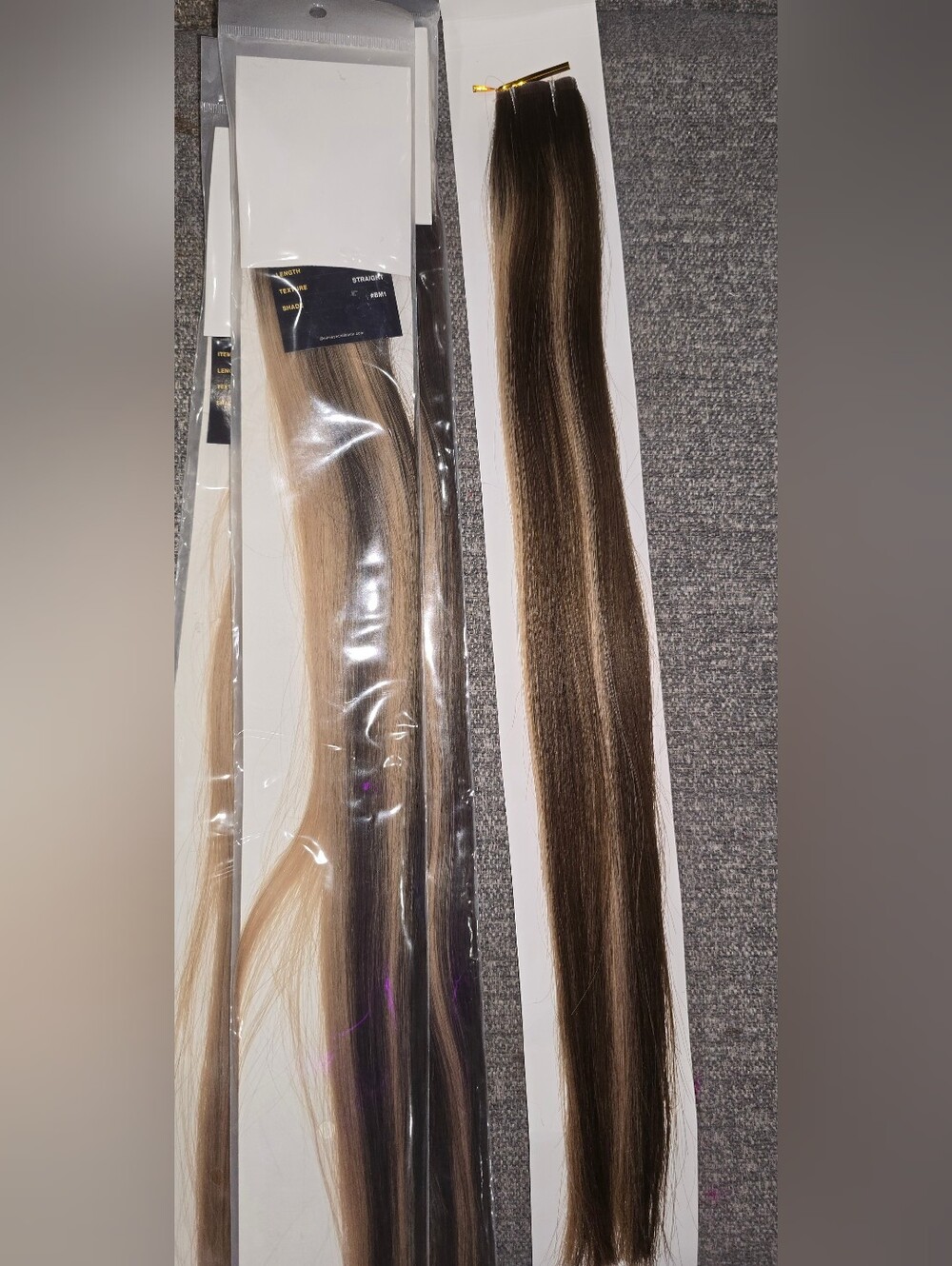 Brown Blonde Mix Clip-In Hair Extensions - Women's Hair